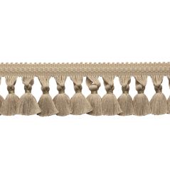 Sophie Tassel Fringe Trimming by Samuel & Sons Dove Sophie Tassel Fringe Trimming by Samuel & Sons Dove