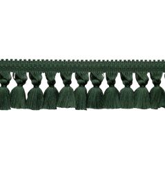 Sophie Tassel Fringe Trimming by Samuel & Sons Viridian Green Sophie Tassel Fringe Trimming by Samuel & Sons Viridian Green