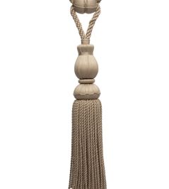 Sophie Tassel Tieback Trimming by Samuel & Sons Dove Sophie Tassel Tieback Trimming by Samuel & Sons Dove