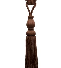 Sophie Tassel Tieback Trimming by Samuel & Sons Walnut Sophie Tassel Tieback Trimming by Samuel & Sons Walnut