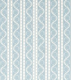 Split Pea Print Fabric by Scion Coast Blue Split Pea Print Fabric by Scion Coast Blue