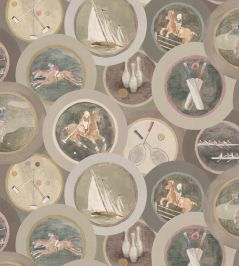 Sporting Life Wallpaper by Mulberry Home Antique Sporting Life Wallpaper by Mulberry Home Antique