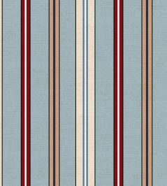 Sporty Stripes Fabric by Ottoline Light blue Sporty Stripes Fabric by Ottoline Light blue