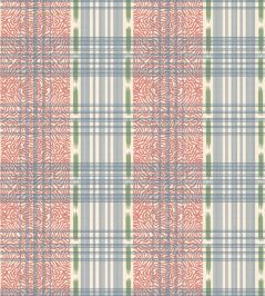 Squiggle Check Wallpaper by George & Minnie Ink/Tomato Squiggle Check Wallpaper by George & Minnie Ink/Tomato