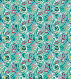 Squiggle Wallpaper by Ohpopsi Aquamarine Squiggle Wallpaper by Ohpopsi Aquamarine