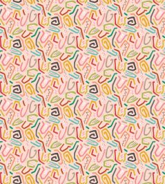 Squiggle Wallpaper by Ohpopsi Coral Twist Squiggle Wallpaper by Ohpopsi Coral Twist
