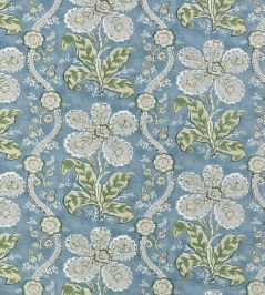St. Gilles Fabric by Anna French Mineral and Green St. Gilles Fabric by Anna French Mineral and Green