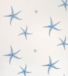 Starfish Wallpaper by Barneby Gates Blue on Parchment Starfish Wallpaper by Barneby Gates Blue on Parchment