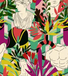 Statuario Wallpaper by MINDTHEGAP Green Statuario Wallpaper by MINDTHEGAP Green