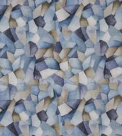 Statue Fabric by Prestigious Textiles Indigo Statue Fabric by Prestigious Textiles Indigo