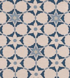 Stellar Fabric by Vanderhurd Azul/Champignon Stellar Fabric by Vanderhurd Azul/Champignon