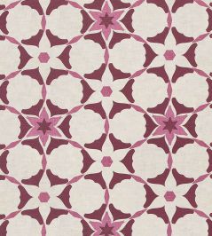 Stellar Fabric by Vanderhurd Claret & Magenta/Champignon Stellar Fabric by Vanderhurd Claret & Magenta/Champignon