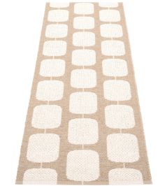 Sten Runner Rug by Pappelina Light Nougat/Vanilla Sten Runner Rug by Pappelina Light Nougat/Vanilla