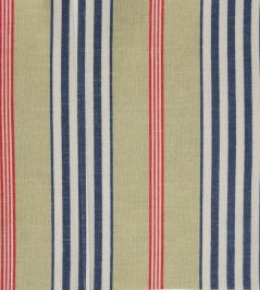 Steyning Fabric by Titley and Marr Prussian, Red & Grass Steyning Fabric by Titley and Marr Prussian, Red & Grass