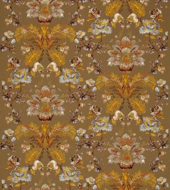Stitch Damask Fabric by Zoffany Antique Stitch Damask Fabric by Zoffany Antique