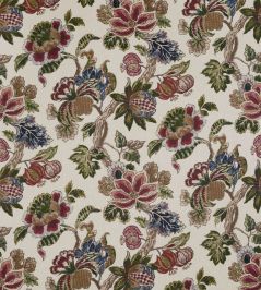 Stockbridge Fabric by Anna French Apricot and Slate Stockbridge Fabric by Anna French Apricot and Slate