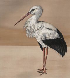 Stork Mother Mural by Coordonne Nude Stork Mother Mural by Coordonne Nude
