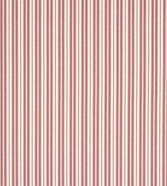 Stowe Stripe Fabric by Jane Churchill Red Stowe Stripe Fabric by Jane Churchill Red