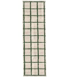 Strata Braided Runner Rug by Layered Green Strata Braided Runner Rug by Layered Green