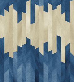 Strata Wallpaper by Ohpopsi Indigo Strata Wallpaper by Ohpopsi Indigo