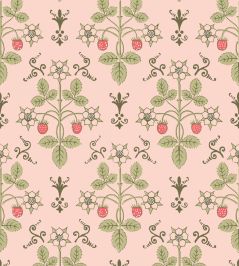 Strawberry Wallpaper by Cole & Son Chelsea Pink Strawberry Wallpaper by Cole & Son Chelsea Pink