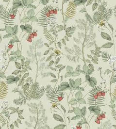 Strawberry Field Wallpaper by Casadeco Amande Strawberry Field Wallpaper by Casadeco Amande
