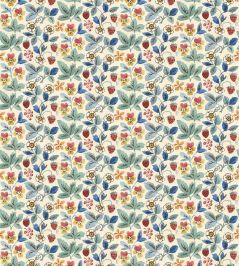 Strawberry Tea Wallpaper by George & Minnie Aqua Strawberry Tea Wallpaper by George & Minnie Aqua