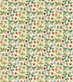 Strawberry Tea Wallpaper by George & Minnie Emerald Strawberry Tea Wallpaper by George & Minnie Emerald