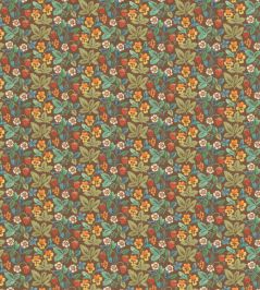 Strawberry Tea Fabric by George & Minnie Walnut Strawberry Tea Fabric by George & Minnie Walnut
