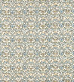 Strawberry Thief Fabric by Clarke & Clarke Slate/Blush Strawberry Thief Fabric by Clarke & Clarke Slate/Blush