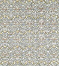 Strawberry Thief Embroidery Fabric by Clarke & Clarke Slate/Blush Strawberry Thief Embroidery Fabric by Clarke & Clarke Slate/Blush
