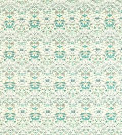 Strawberry Thief Embroidery Fabric by Clarke & Clarke Teal Strawberry Thief Embroidery Fabric by Clarke & Clarke Teal