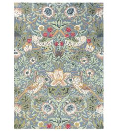 Strawberry Thief Rug by Morris & Co Slate Strawberry Thief Rug by Morris & Co Slate