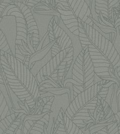 Strelitzia Wallpaper by Arte Teal Strelitzia Wallpaper by Arte Teal