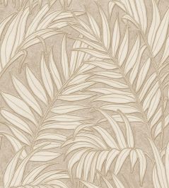 Stringed Leaves Wallpaper by Eijffinger Beige/Sand Stringed Leaves Wallpaper by Eijffinger Beige/Sand