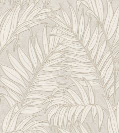 Stringed Leaves Wallpaper by Eijffinger Natural Stringed Leaves Wallpaper by Eijffinger Natural