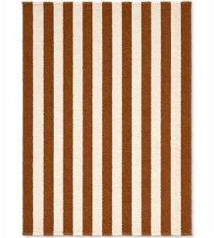 Stripes Wool Rug by Lorena Canals Cinnamon Stripes Wool Rug by Lorena Canals Cinnamon