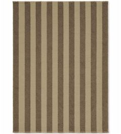 Stripes Wool Rug by Lorena Canals Khaki/Duck Green Stripes Wool Rug by Lorena Canals Khaki/Duck Green