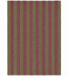 Stripes Wool Rug by Lorena Canals Khaki/Marsala Stripes Wool Rug by Lorena Canals Khaki/Marsala