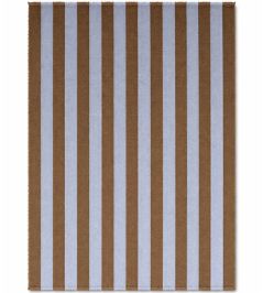 Stripes Wool Rug by Lorena Canals Walnut/Anil Stripes Wool Rug by Lorena Canals Walnut/Anil