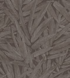 Structured Leaves Wallpaper by Eijffinger Brown Structured Leaves Wallpaper by Eijffinger Brown