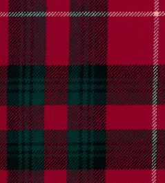 Stuart Of Bute Mod Fabric by The Isle Mill Green/Red Stuart Of Bute Mod Fabric by The Isle Mill Green/Red