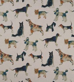 Walkies Fabric by Studio G Linen Walkies Fabric by Studio G Linen