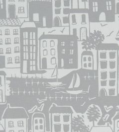 Waterside Fabric by Studio G Grey Waterside Fabric by Studio G Grey