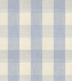 Suffolk Check Large Fabric by Ian Mankin Bluebell Suffolk Check Large Fabric by Ian Mankin Bluebell