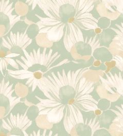 Suiren Wallpaper by Ohpopsi Misty Mint Suiren Wallpaper by Ohpopsi Misty Mint