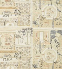 Sultans Garden Fabric by Sanderson Sepia/Amber Sultans Garden Fabric by Sanderson Sepia/Amber