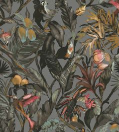 Sumatra Fabric by Arley House Steel Grey Sumatra Fabric by Arley House Steel Grey