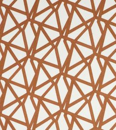 Sumi Embroidery Fabric by Harlequin Terracotta Sumi Embroidery Fabric by Harlequin Terracotta