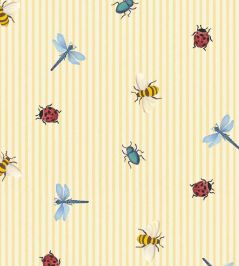 Summer Stripe Wallpaper by Eijffinger Daisy Summer Stripe Wallpaper by Eijffinger Daisy